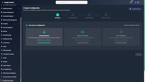 Supply Chain Intelligence Agent interface
